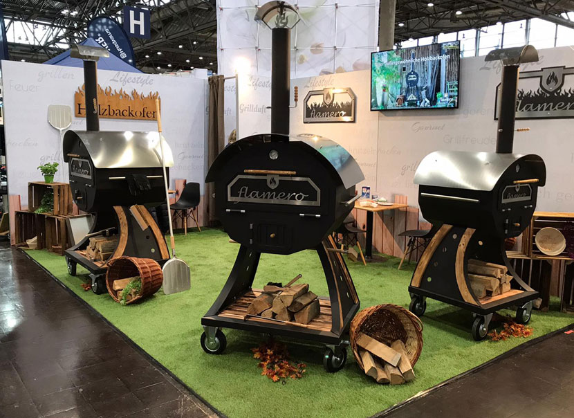 Flamero Ofen im Garten